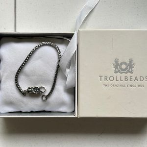 Sterling Silver Trollbread Bracelet w/ Lock
